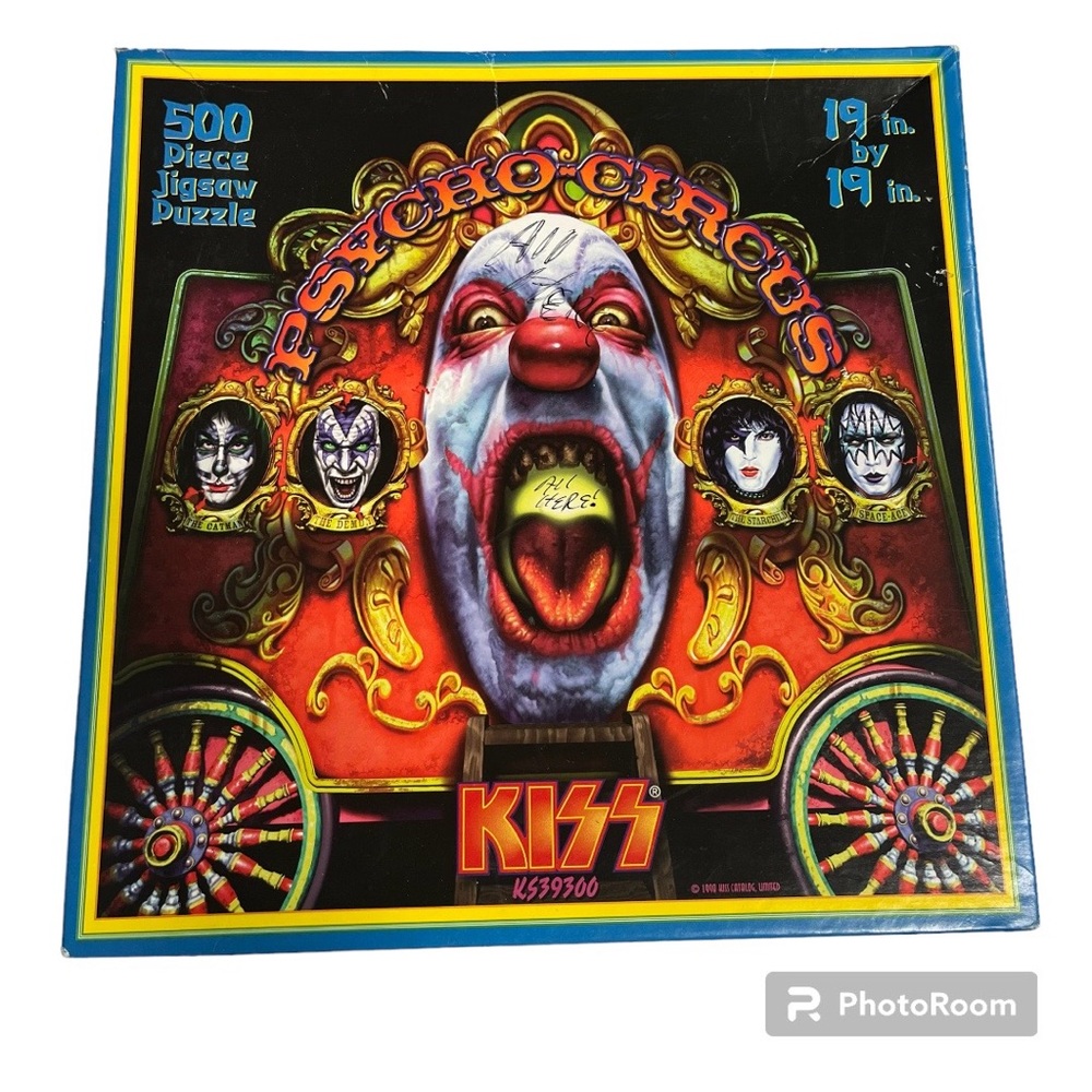 SunsOut KISS Pyscho Circus 1998 Album Cover 500 Piece Jigsaw Puzzle